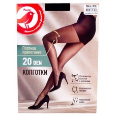 Колготки женские АШАН Красная птица 20 ден nero, р 2 S (kastd) в магазинах Ашан