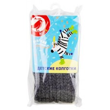 Колготки АШАН Красная птица детские в косичку серые, размер 128-134 (kastd) в магазинах Ашан