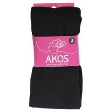 Колготки женские AKOS из хлопка меланж ZW51N3 коричневый меланж, р. 2 (kastd) в магазинах Ашан