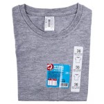 Футболка детская АШАН Красная птица с коротким рукавом серая (kastd)