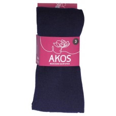 Колготки женские AKOS гладкие ZW51N2 синий, размер 5 (kastd) в магазинах Ашан