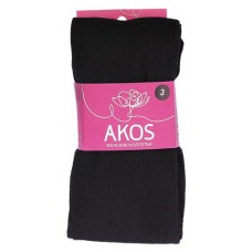 Колготки Женские Akos ZW51N2 черные, р. 3 (kastd) в магазинах Ашан