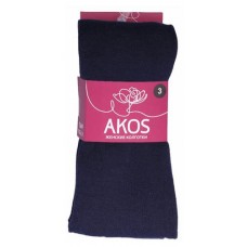 Колготки женские AKOS ZW51N2 синие, размер 3 (kastd) в магазинах Ашан