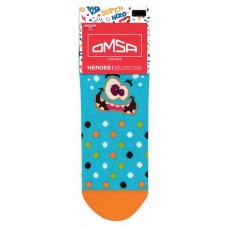 Носки для мальчиков OMSA kids Heroes blu chiaro, р 19-22 (kastd) в магазинах Ашан