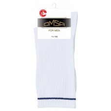 Носки мужские Omsa Active 115 Bianco/Blu, размер 42-44 (kastd) в магазинах Ашан