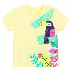 Футболка для девочки Котмаркот желтая (kastd) в магазинах Ашан