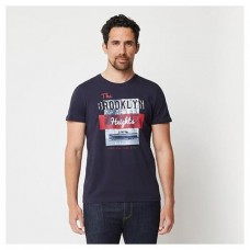 Футболка мужская InExtenso с коротким рукавом темно-синий (kastd) в магазинах Ашан