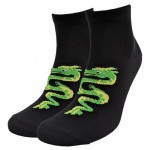 Носки женские Cinema Дракон большой черные, размер 25 (kastd)