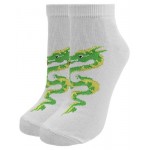 Носки женские Cinema Дракон большой белые, размер 25 (kastd)