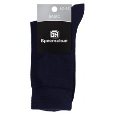 Носки мужские Брестские Basic темно-синие, р 27 (kastd) в магазинах Ашан