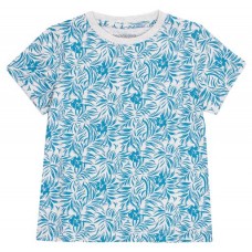 Футболка для мальчика InExtenso с коротким рукавом бело-голубая (kastd) в магазинах Ашан