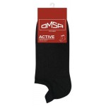Носки мужские OMSA for MEN Active укороченные Nero, р 45-47 (kastd)