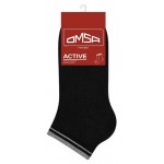 Носки мужские OMSA for MEN Active укороченные Nero, р 45-47 (kastd)