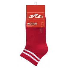 Носки женские Omsa Active укороченные Rosso, р 35-38 (kastd) в магазинах Ашан