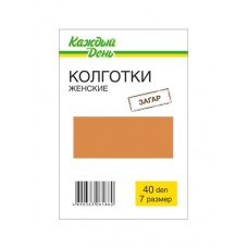 Колготки Каждый день 40 загар, размер 7 (kastd) в магазинах Ашан