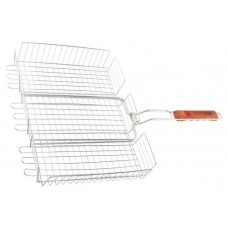 Решетка-гриль Palisad Camping хромированная, 315х410х70 мм (kastd) в магазинах Ашан