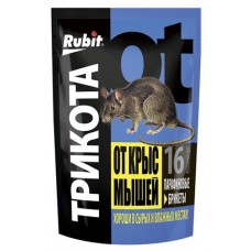 Парафиновый брикет от грызунов Rubit Трикота, 16 доз (kastd) в магазинах Ашан
