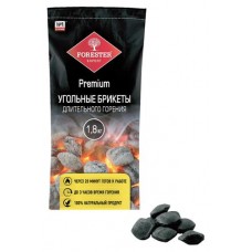 Брикеты для розжига Forester древесно-угольные длительного горения, 1,8 кг (kastd) в магазинах Ашан