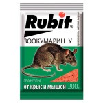 Приманка для мышей и крыс Rubit Зоокумарин (kastd)