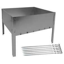 Мангал Дача сборный, 40х24х24 см (kastd) в магазинах Ашан