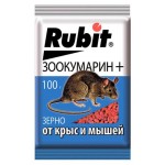 Средство от крыс и мышей Rubit Зоокумарин + зерно, 100 г (kastd)