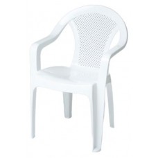 Кресло Каждый день белое, 390х400х790 мм (kastd) в магазинах Ашан