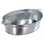 Оцинкованный таз Банные штучки овальный, 23 л (kastd)