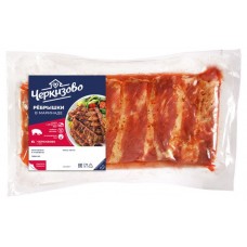 Ребрышки свиные Черкизово Для гриля в маринаде, вес (kastd) в магазинах Ашан