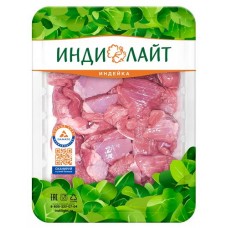Гуляш из индейки Индилайт охлажденный, 300 г (kastd) в магазинах Ашан