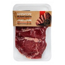 Стейк из мраморной говядины Мираторг Black Angus Рамп, 200 г (kastd) в магазинах Ашан