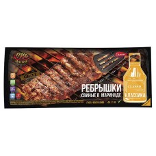Ребрышки свиные Самсон Классика, в маринаде, вес (kastd) в магазинах Ашан
