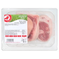 Рулька свиная АШАН Красная птица фермерская на кости охлажденная, 1 упаковка ~ 0,7 кг (kastd) в магазинах Ашан