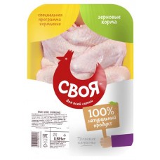 Крыло цыпленка-бройлера Своя 0,5-1 кг, 1 упаковка ~ 0,8 кг (kastd) в магазинах Ашан