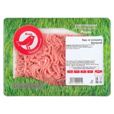 Фарш АШАН Красная птица По-домашнему фермерский, 400 г (kastd) в магазинах Ашан