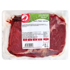 Мякоть бедра телятины АШАН Красная птица охлажденная, 1 упаковка ~ 1,2 кг (kastd) в магазинах Ашан