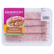 Колбаски куриные Мираторг Шашлычные, 400 г (kastd) в магазинах Ашан