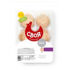 Биточки СВОЯ с сыром, 400 г (kastd) в магазинах Ашан