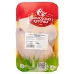 Окорочок цыпленка-бройлера Павловская Курочка с кожей, 1 упаковка ~ 830 г (kastd) Окорочок цыпленка-бройлера Павловская Курочка с кожей, 1 упаковка ~ 830 г (kastd)