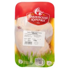 Окорочок цыпленка-бройлера Павловская Курочка с кожей, 1 упаковка ~ 830 г (kastd) в магазинах Ашан