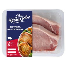 Котлета свиная на косточке Черкизово, 500 г (kastd) в магазинах Ашан