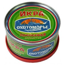 Икра лососевая Охотоморье горбуша, 130 г (kastd) в магазинах Ашан