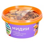 Мидии в масле Меридиан с пряностями Брушетта, 430 г (kastd)