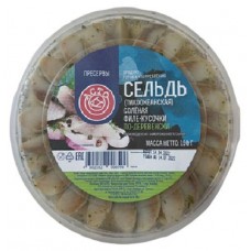 Сельдь тихоокеанская соленая Асто По-деревенски филе-кусочки в масле, 150 г (kastd) в магазинах Ашан