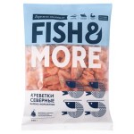 Креветки северные варено-мороженые в панцире 70-90 Fish&More, 750 г (kastd)