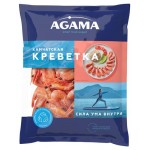 Креветки варено-мороженные Agama Камчатская Ė 5 неразделанные, 800 г (kastd)