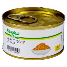 Икра трески Каждый день, 130 г (kastd) в магазинах Ашан