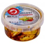 Мидии вяленые АШАН Красная птица с вялеными томатами и базиликом, 200 г (kastd)