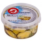 Мидии АШАН Красная птица в масле, 200 г