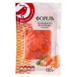 Форель холодного копчения ломтики АШАН Красная птица, 120 г (kastd)