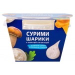 Сурими-шарики Меридиан с сыром и лесными грибами, 100 г (kastd)